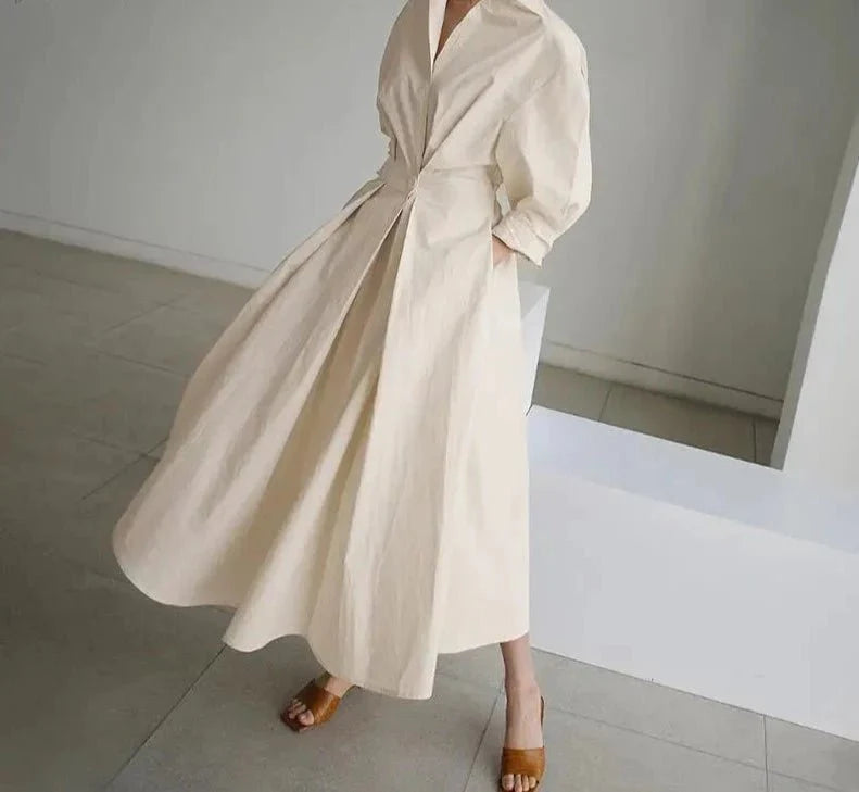 Balloon Long Shirt Dress Oversized Sundress