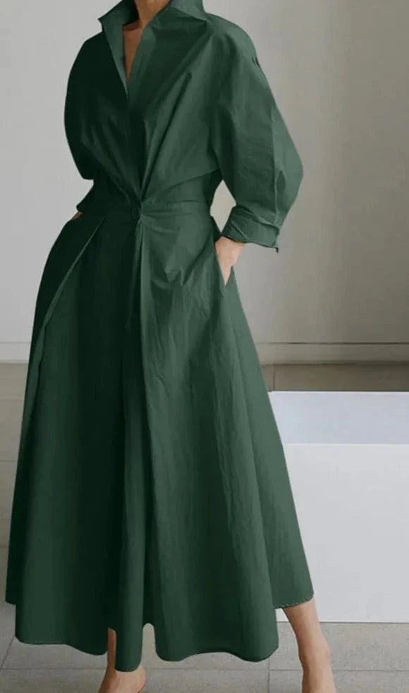 Balloon Long Shirt Dress Oversized Sundress