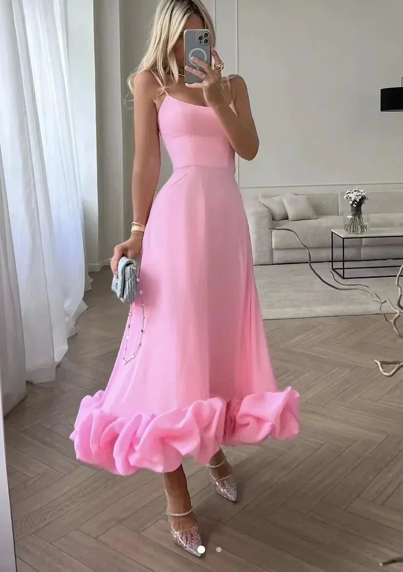 Casual Fashion Elegant Floral Slip Dress