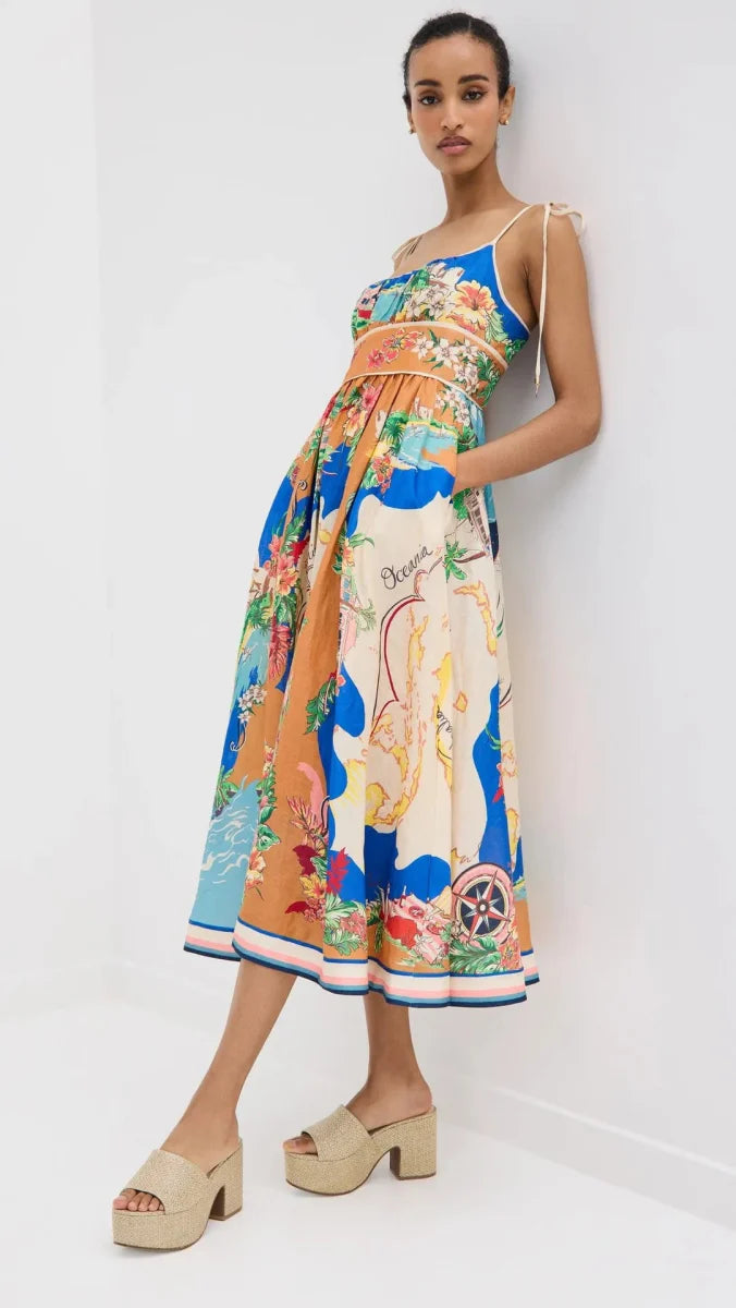 Casual Loose & Soft Printed Pocket Dress