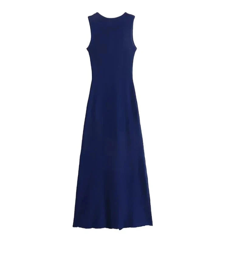 Chic Fashion Knitted Midi Dress