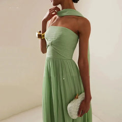 Chiffon Sexy Backless Party Dress