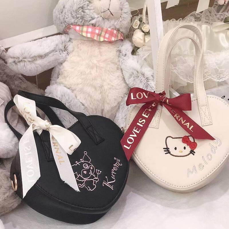 Adorable lolita kuromi melody handbag bag m0007