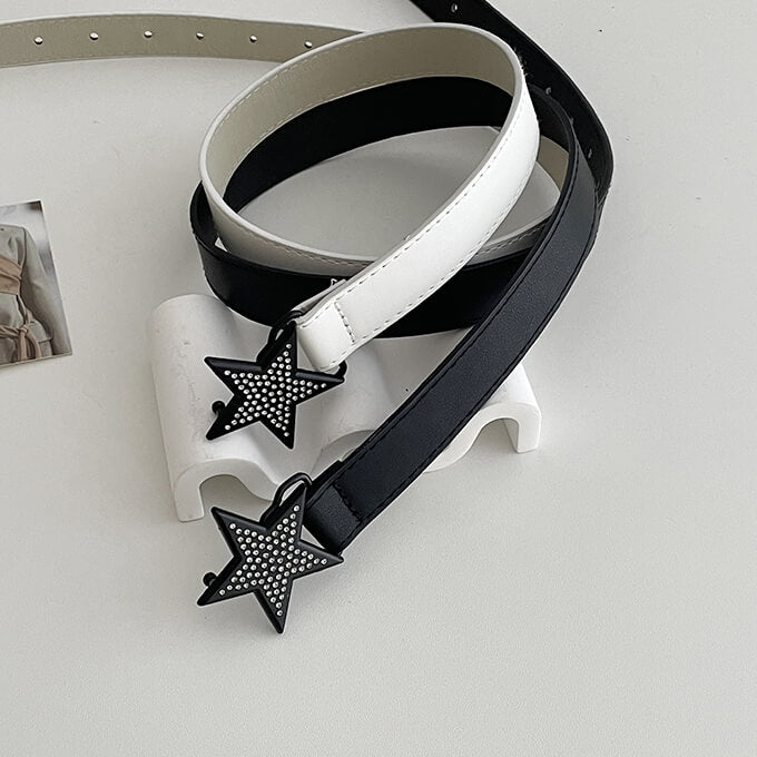Aesthetic y2k star belt