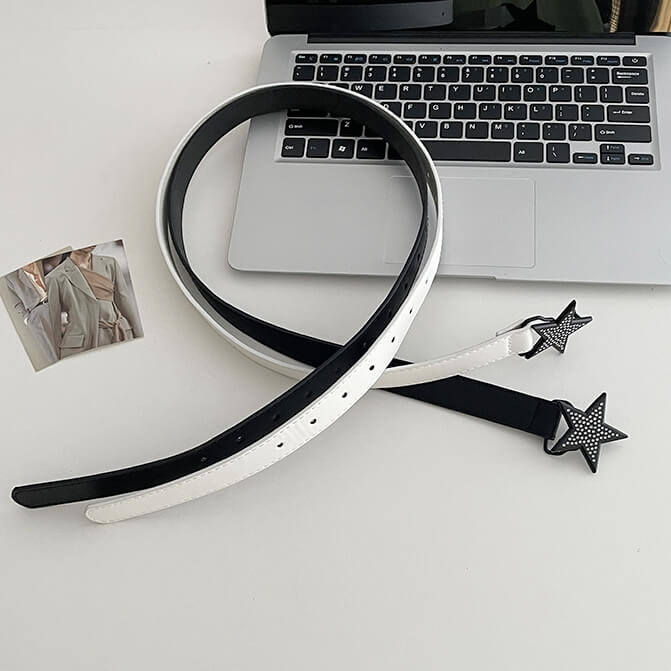 Aesthetic y2k star belt