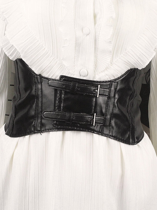 Alternative buckle corset belt