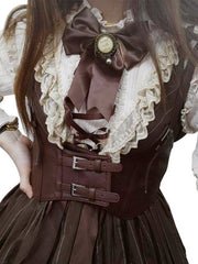 Alternative buckle corset belt