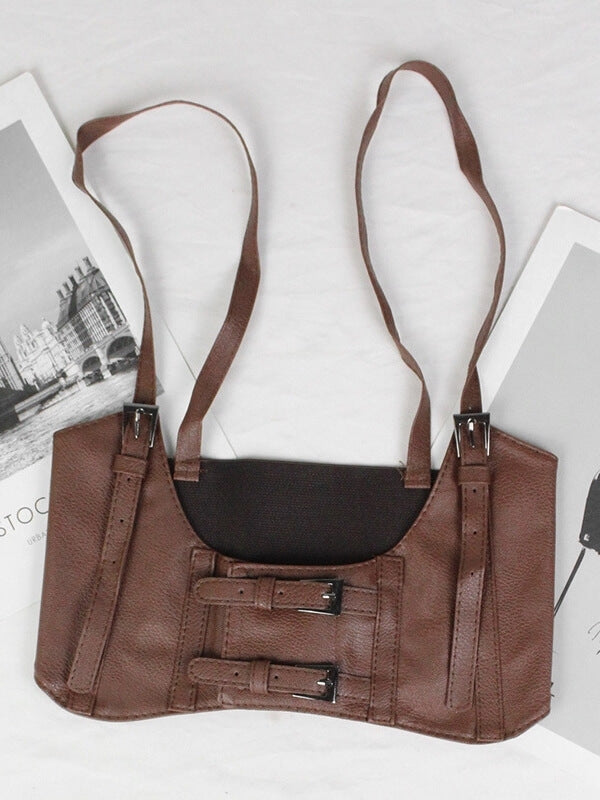 Alternative buckle corset belt