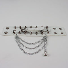 Alternative punk rivet chains bracelet