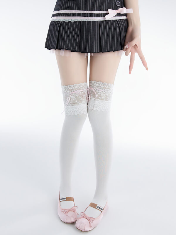 Angel lace stockings