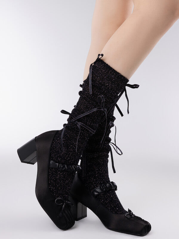 Angelic bows girly stockings