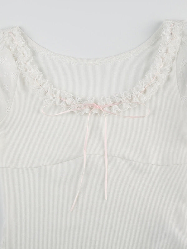 Annabelle dollette ribbon top