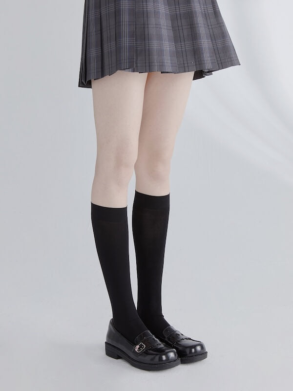 Anti-Slip thigh high soft velvet stockings for school uniform cosplay