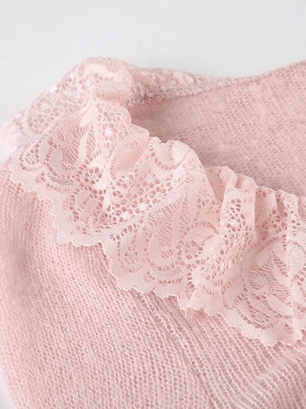 Aveline petal coquette cardigan