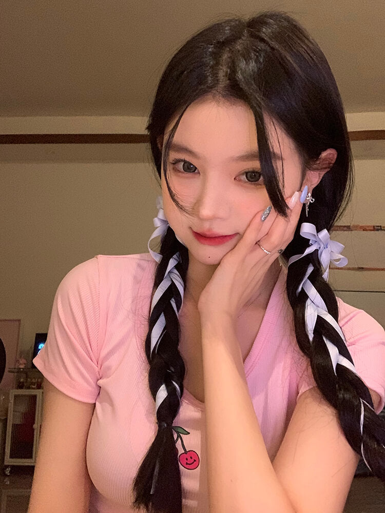 Ballerina ribbon hair clip
