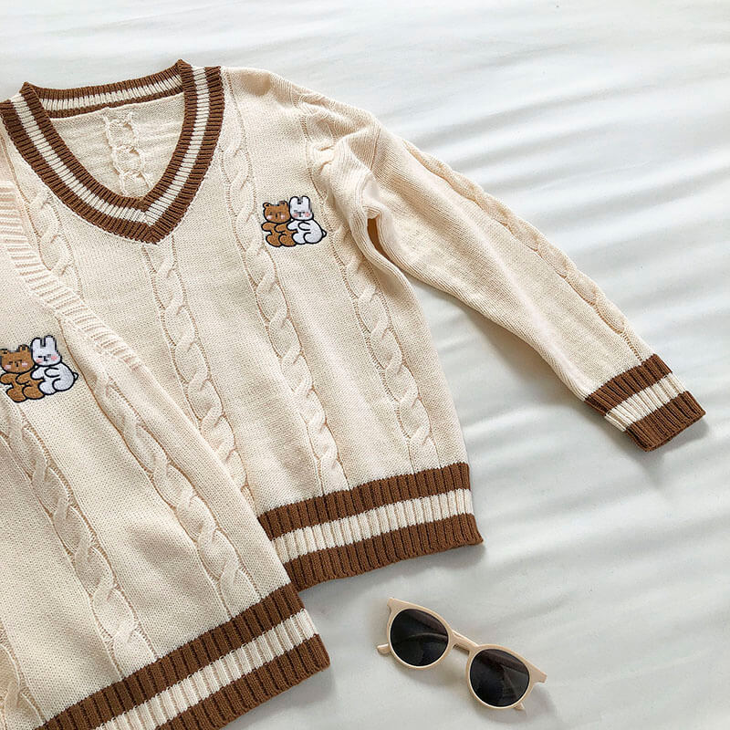 Bear bunny hug sweater