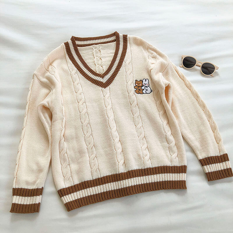 Bear bunny hug sweater