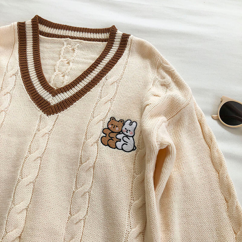 Bear bunny hug sweater