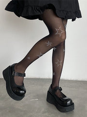 Bling star tights