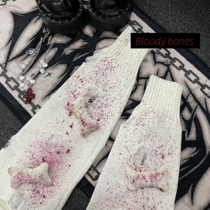 Bloody bears leg warmers