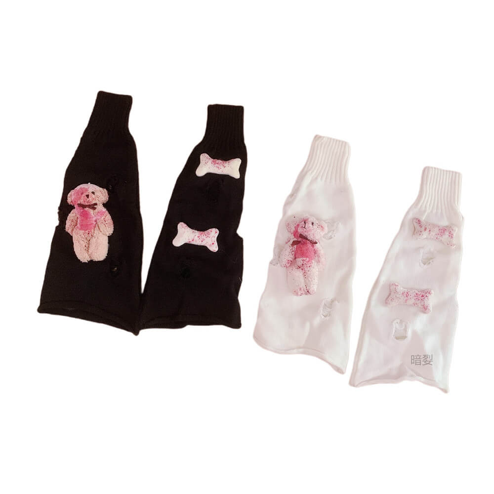 Bloody bears leg warmers