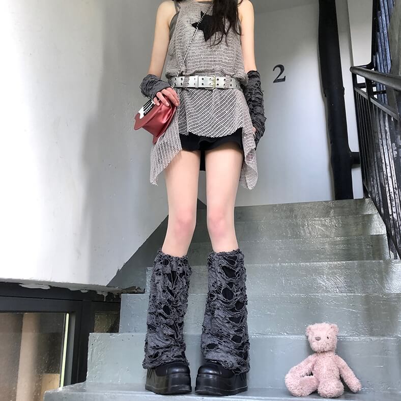 Broken feeling y2k leg warmers