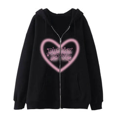 Bunny love heart hoodie