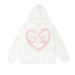 Bunny love heart hoodie