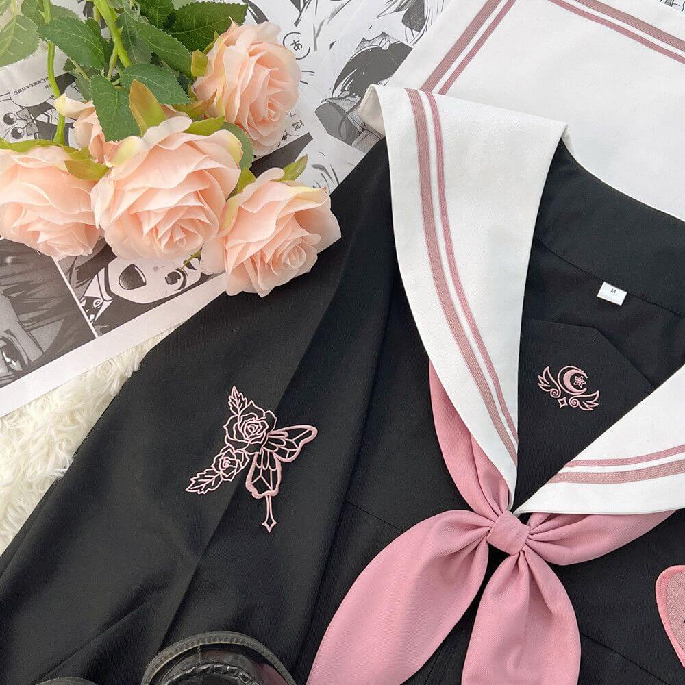 Butterfly Rose JK night dream uniform set