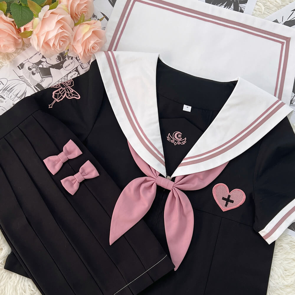 Butterfly Rose JK night dream uniform set