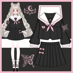 Butterfly Rose JK night dream uniform set