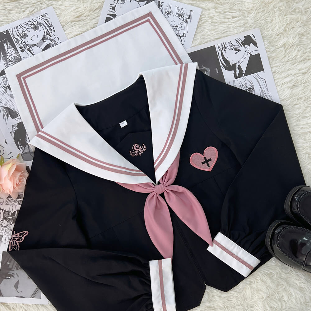 Butterfly Rose JK night dream uniform set