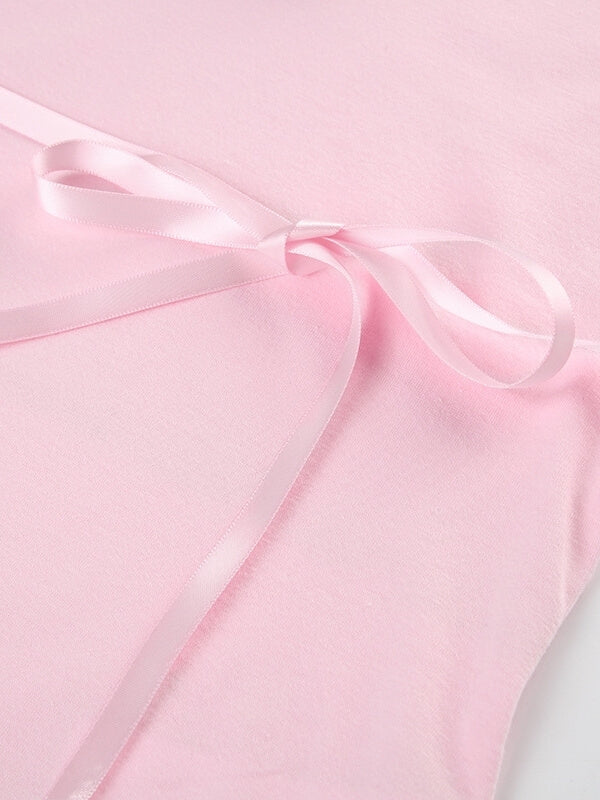 Candice ribbon bow top