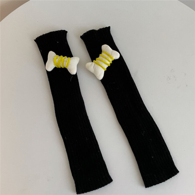 Candy bones y2k leg warmers