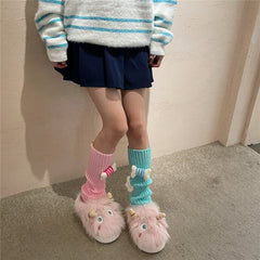 Candy bones y2k leg warmers