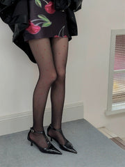 Candy dots thin tights