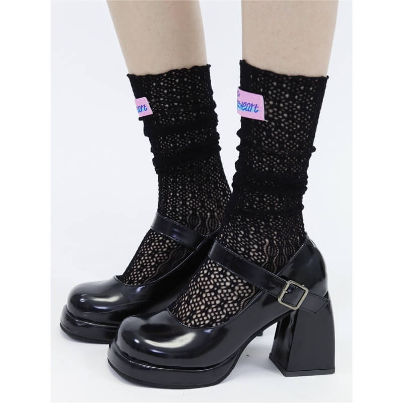 Candy lace stockings