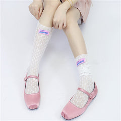 Candy lace stockings