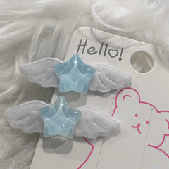 Candy star wings hair clips