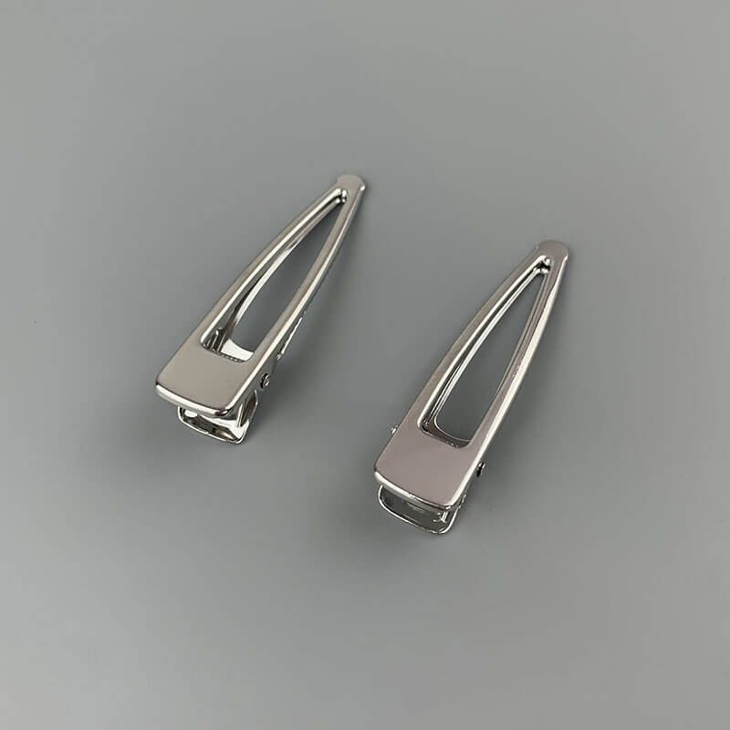 Cyber punk metal hair clips