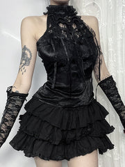 Gothic rose angelic top