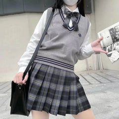 JK spring V-neck knit sweater vest