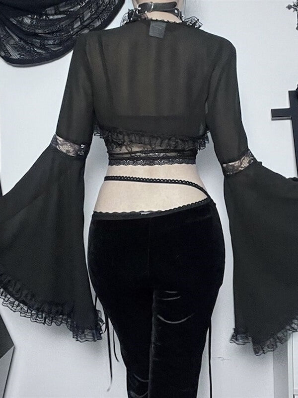 Lace cute goth bolero