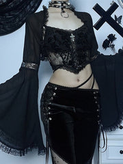 Lace cute goth bolero