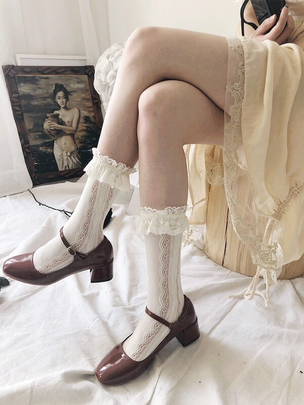 Lolita hearts socks