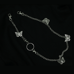 Punk butterfly body chain belt