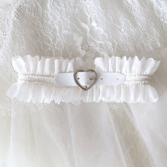 Punk lolita heart garter
