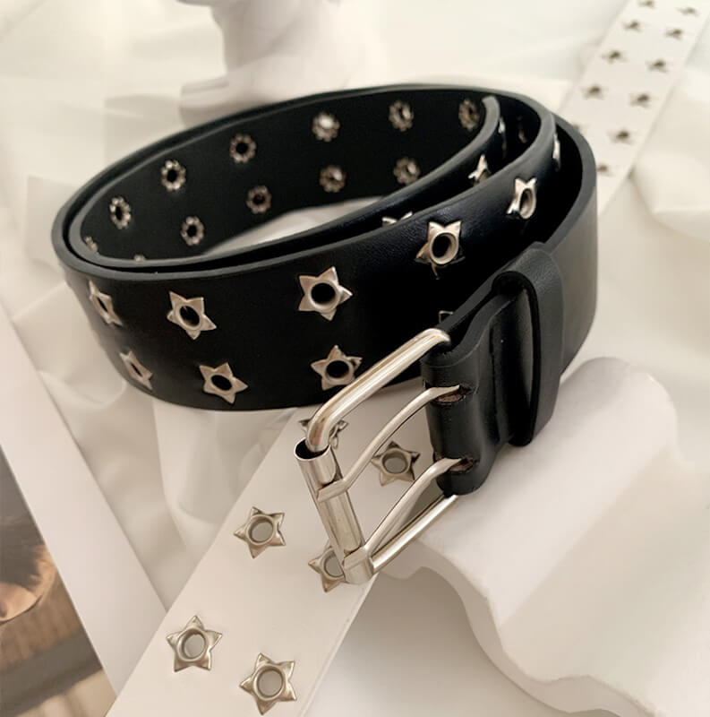 Stars punk belt