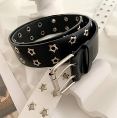 Stars punk belt