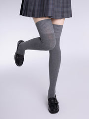 Autumn thigh high stockings